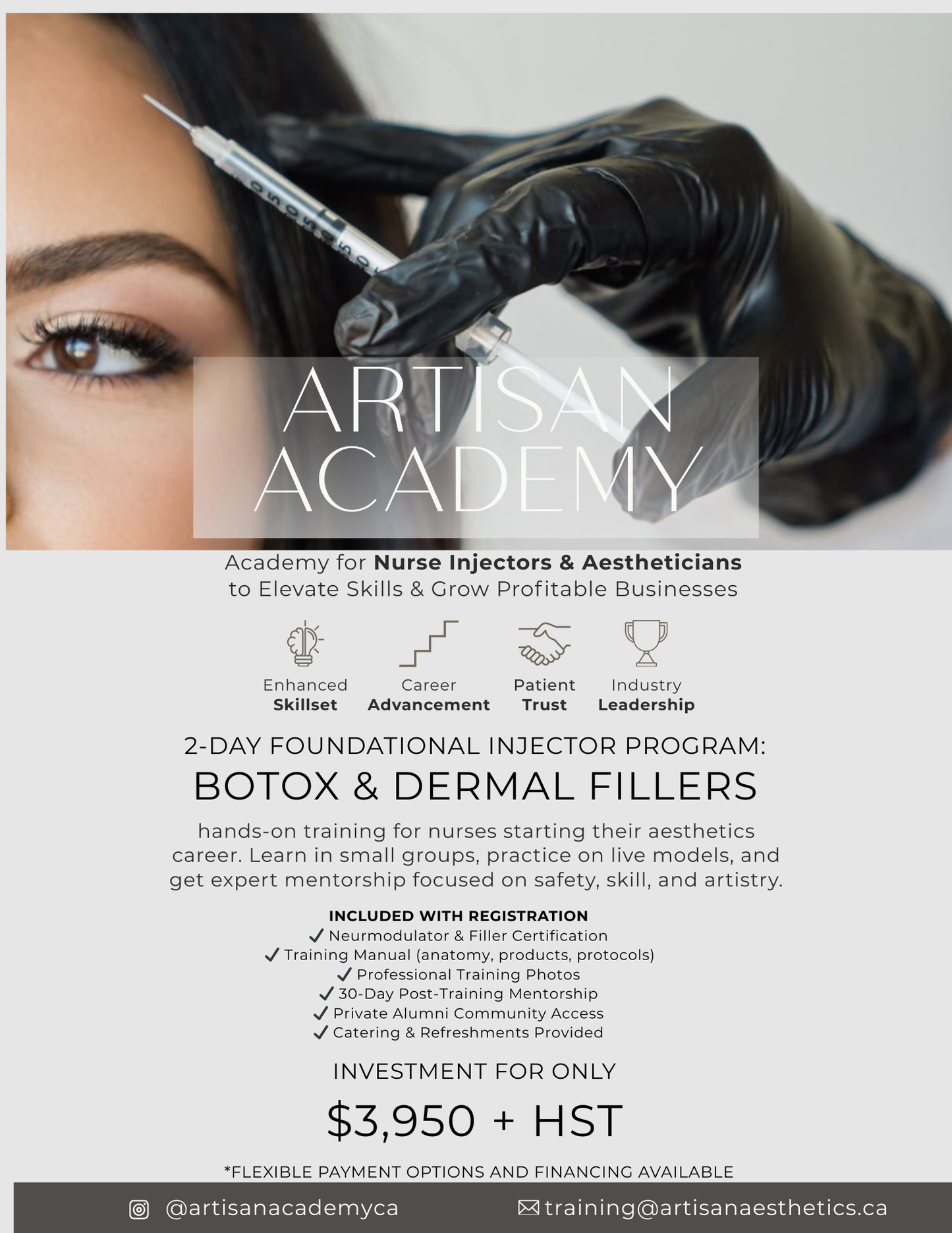 ARTISAN ACADEMY - Foundational Introduction to Neuromodulators and Fillers Course