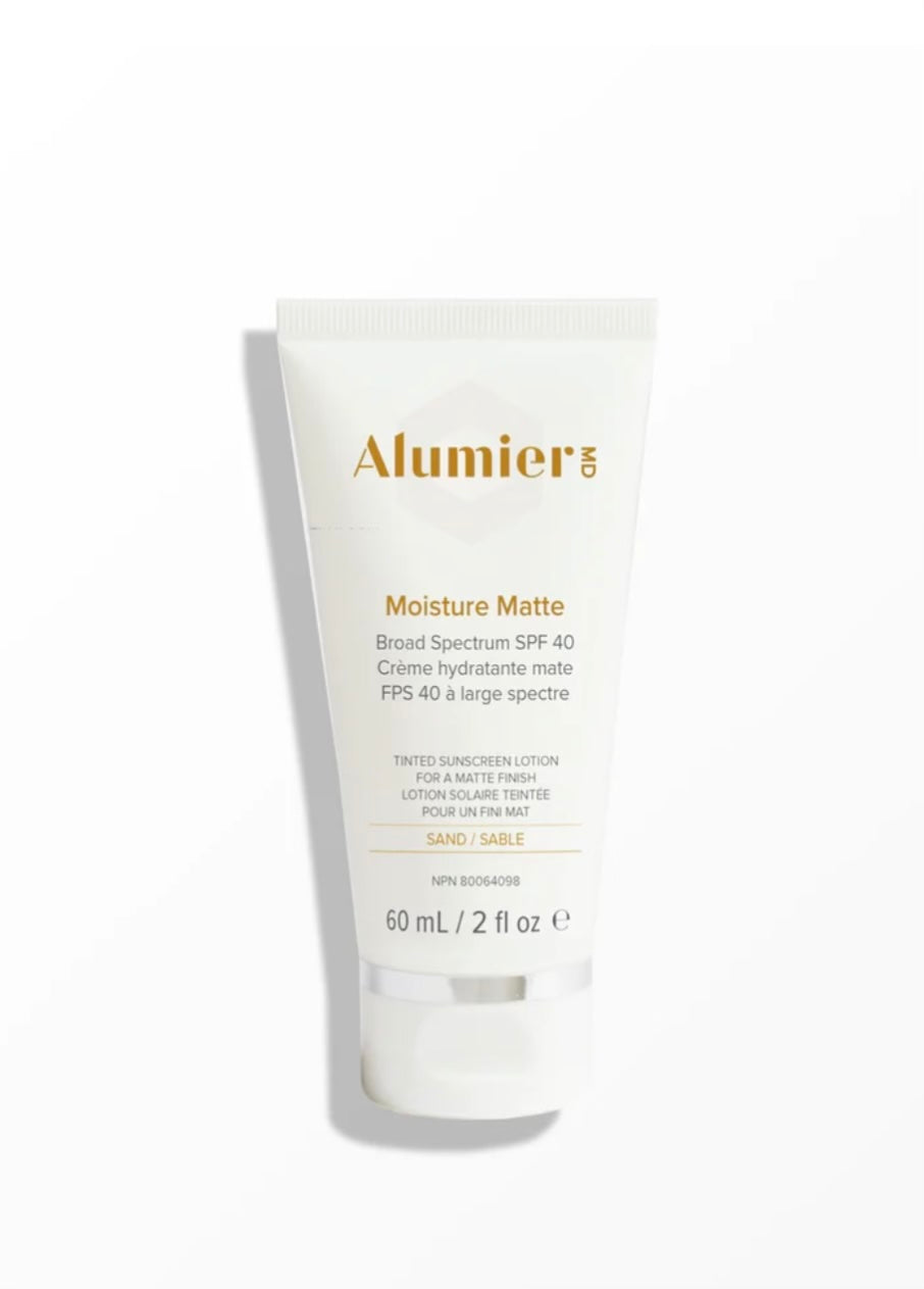 Alumier Moisture Matte Broad Spectrum Suncreen SPF 40 (Sand) - Artisan Aesthetics