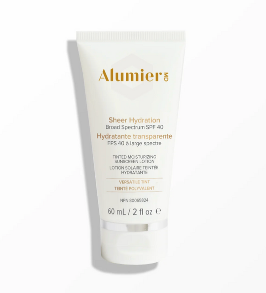 Alumier Sheer Hydration Broad Spectrum SPF 40 (Versatile Tint) - Artisan Aesthetics